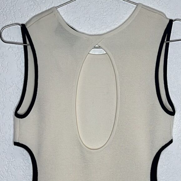NWT RUDI GERNREICH White Sleeveless Cutout Dress Medium - Picture 7 of 16